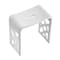 Kingston Brass Shower Seats 16.56 L, Solid Surface White Stone, Matte White KBSSA17916 - alternate 1